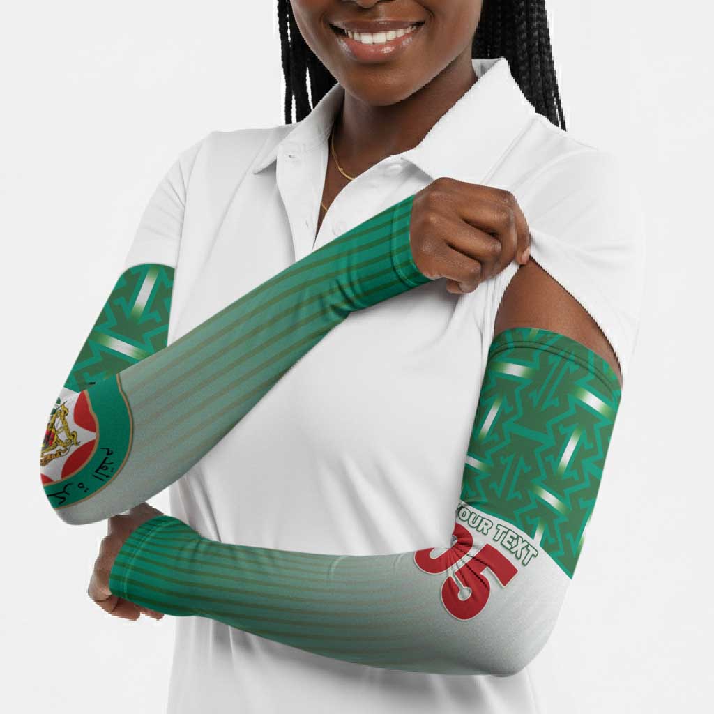Custom Morocco Football Arm Sleeves 1994 Retro Green Version - African Pride