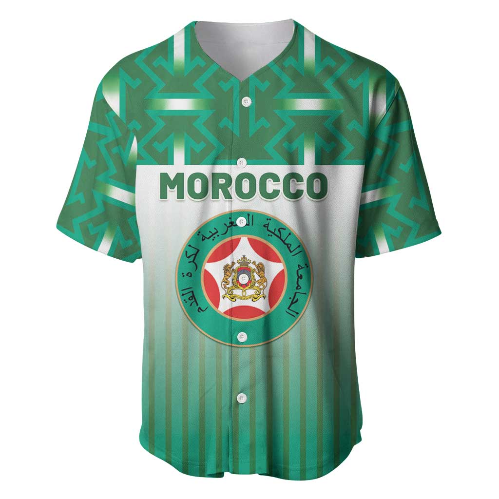 Custom Morocco Football Baseball Jersey 1994 Retro Green Version LT05