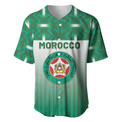 Custom Morocco Football Baseball Jersey 1994 Retro Green Version LT05