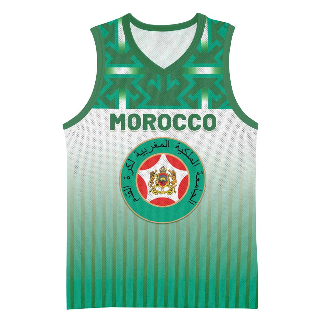 Custom Morocco Football Basketball Jersey 1994 Retro Green Version - African Pride