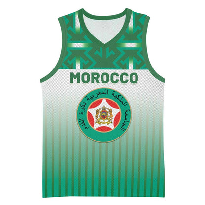 Custom Morocco Football Basketball Jersey 1994 Retro Green Version - African Pride