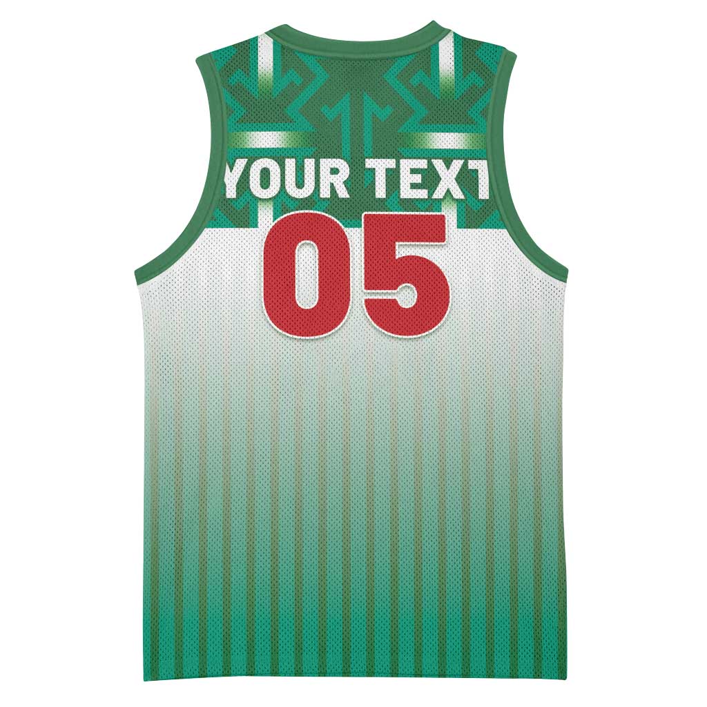 Custom Morocco Football Basketball Jersey 1994 Retro Green Version - African Pride