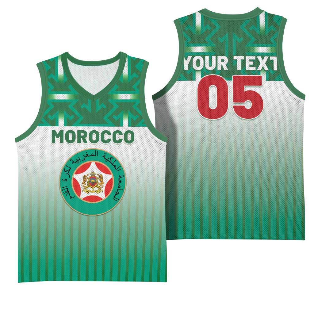 Custom Morocco Football Basketball Jersey 1994 Retro Green Version - African Pride