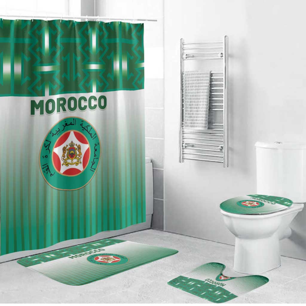 Morocco Football Bathroom Set 1994 Retro Green Version - African Pride
