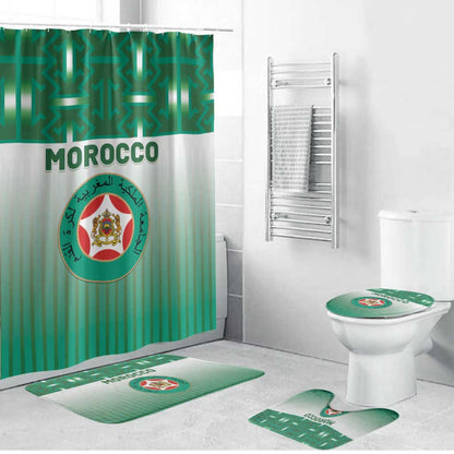 Morocco Football Bathroom Set 1994 Retro Green Version - African Pride