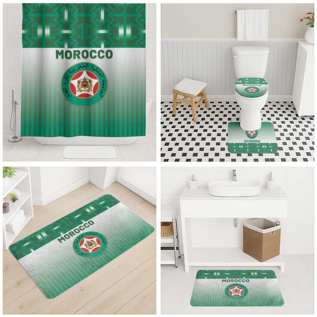 Morocco Football Bathroom Set 1994 Retro Green Version - African Pride