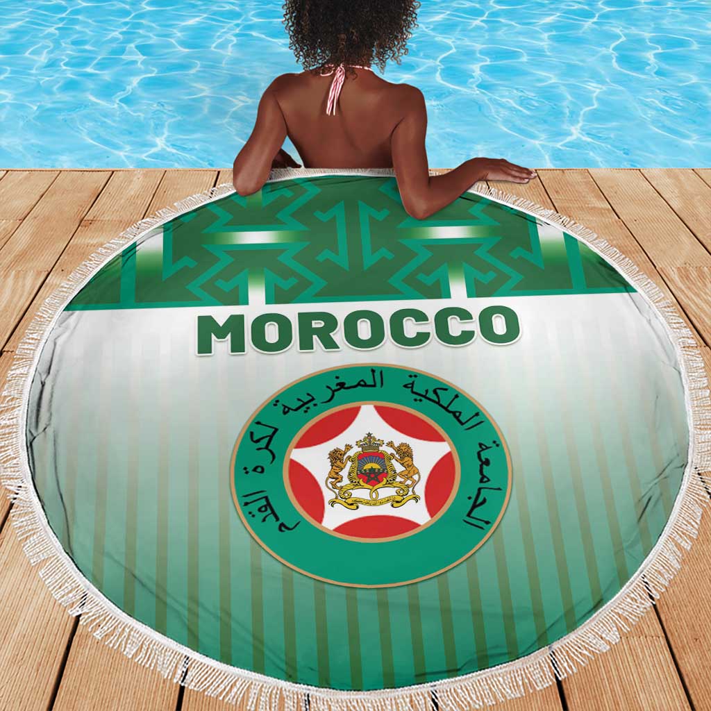 Morocco Football Beach Blanket 1994 Retro Green Version - African Pride