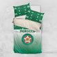 Morocco Football Bedding Set 1994 Retro Green Version - African Pride