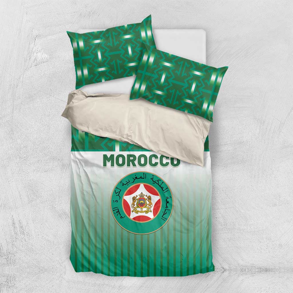 Morocco Football Bedding Set 1994 Retro Green Version - African Pride