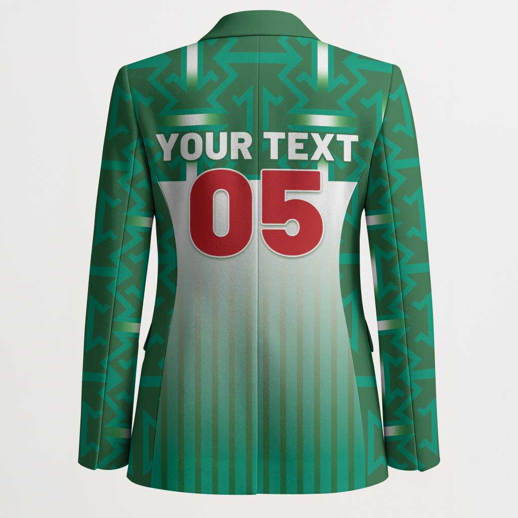Custom Morocco Football Blazer 1994 Retro Green Version - African Pride