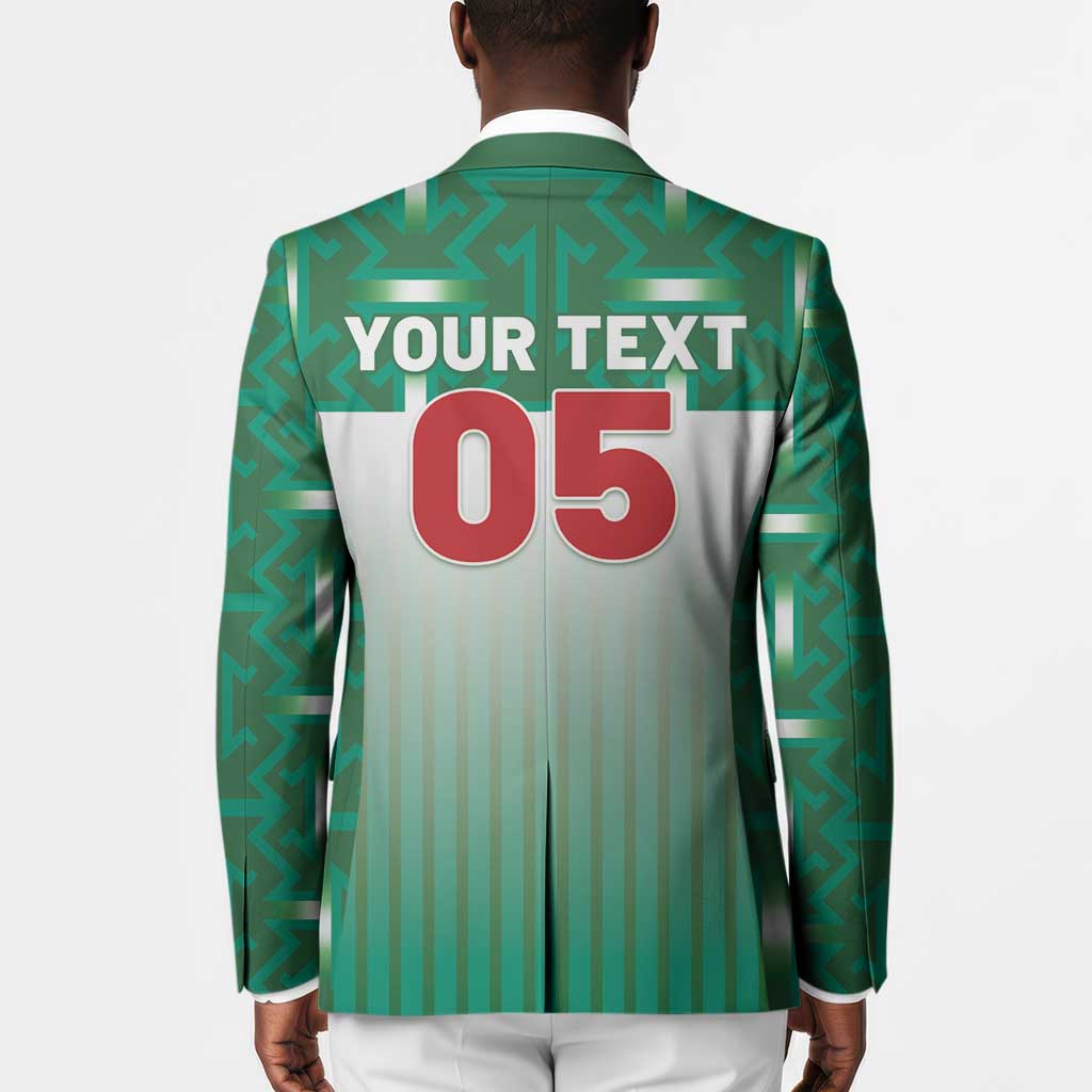 Custom Morocco Football Blazer 1994 Retro Green Version - African Pride