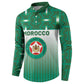 Custom Morocco Football Button Sweatshirt 1994 Retro Green Version