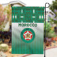 Morocco Football Garden Flag 1994 Retro Green Version - African Pride