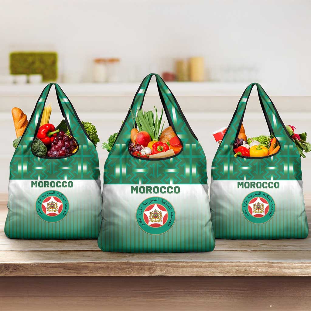 Morocco Football Grocery Bag 1994 Retro Green Version - African Pride