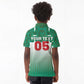 Custom Morocco Football Kid Polo Shirt 1994 Retro Green Version LT05
