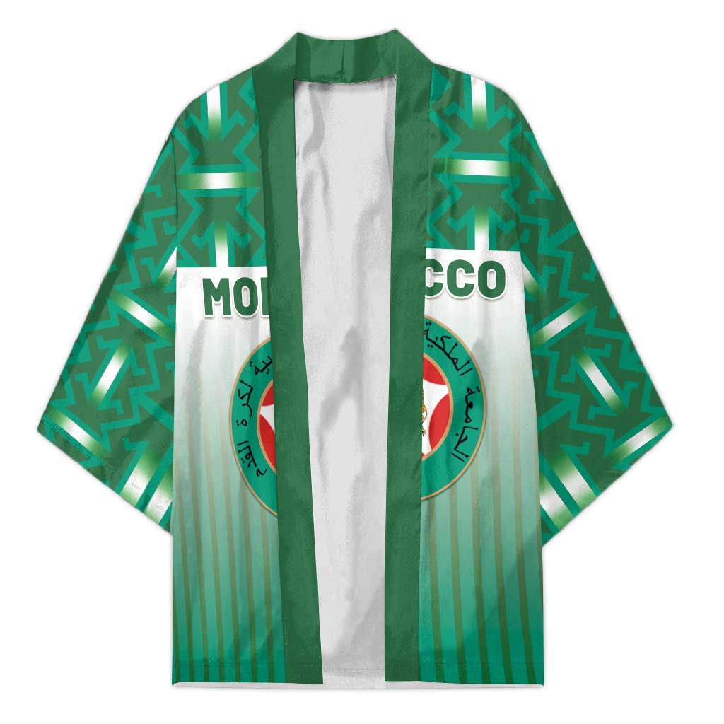 Custom Morocco Football Kimono 1994 Retro Green Version - African Pride