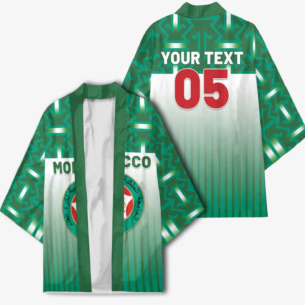 Custom Morocco Football Kimono 1994 Retro Green Version - African Pride