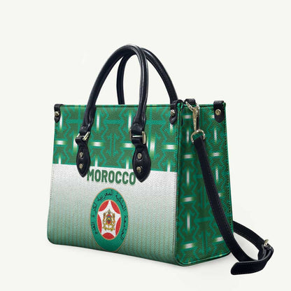 Morocco Football Leather Bag 1994 Retro Green Version - African Pride