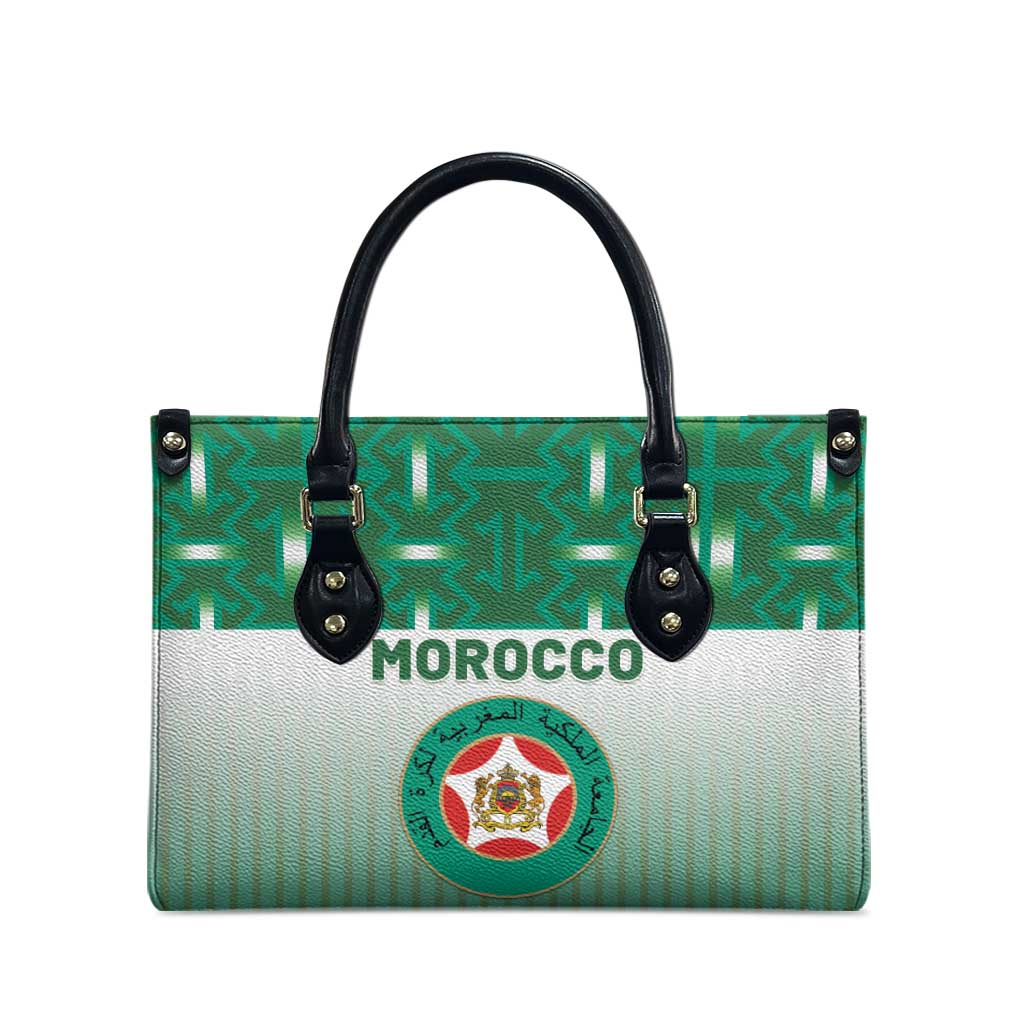 Morocco Football Leather Bag 1994 Retro Green Version - African Pride