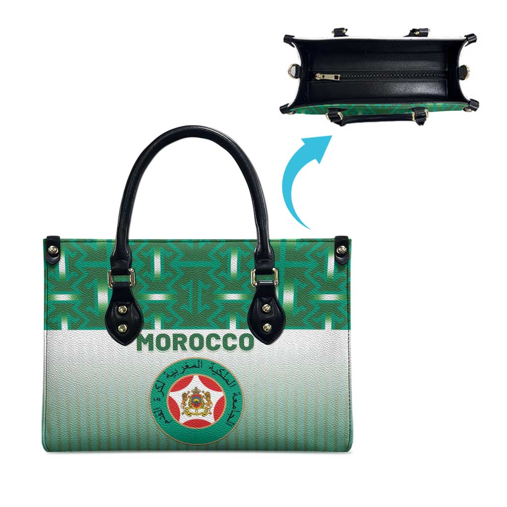 Morocco Football Leather Bag 1994 Retro Green Version - African Pride