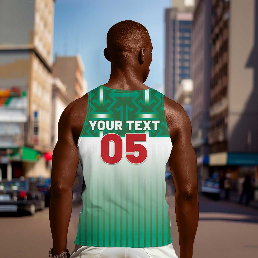 Custom Morocco Football Men Tank Top 1994 Retro Green Version - African Pride