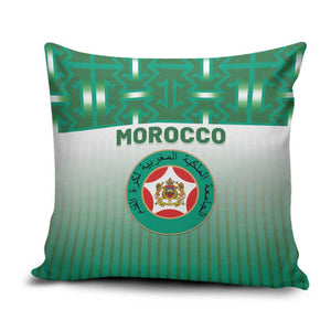Morocco Football Pillow Cover 1994 Retro Green Version - African Pride