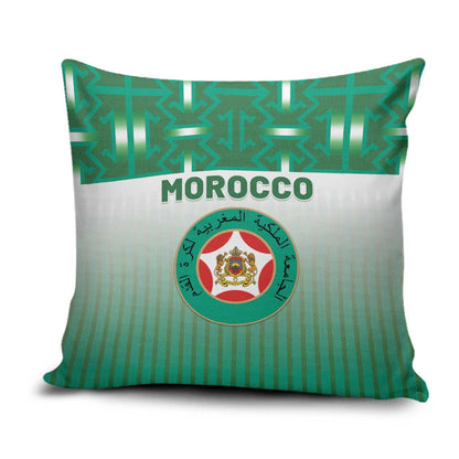 Morocco Football Pillow Cover 1994 Retro Green Version - African Pride