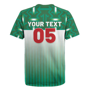 Custom Morocco Football Rugby Jersey 1994 Retro Green Version LT05