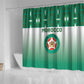Morocco Football Shower Curtain 1994 Retro Green Version - African Pride