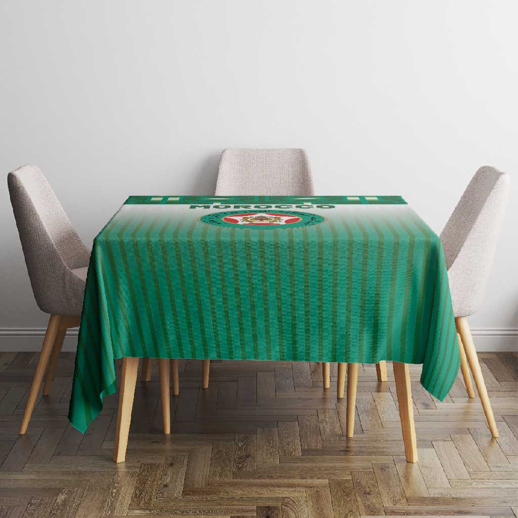 Morocco Football Tablecloth 1994 Retro Green Version - African Pride