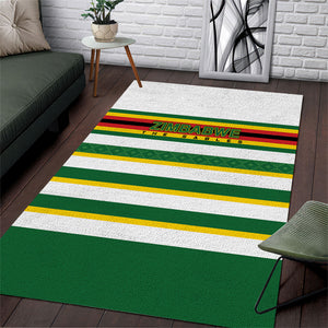 Zimbabwe Rugby Area Rug Sables National Pride