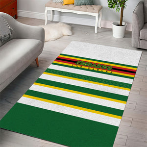 Zimbabwe Rugby Area Rug Sables National Pride