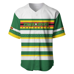 Zimbabwe Rugby Custom Baseball Jersey Sables National Pride
