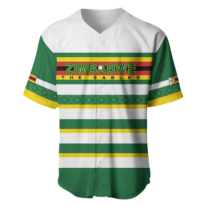 Zimbabwe Rugby Custom Baseball Jersey Sables National Pride