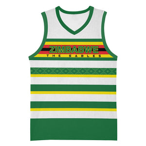 Zimbabwe Rugby Custom Basketball Jersey Sables National Pride