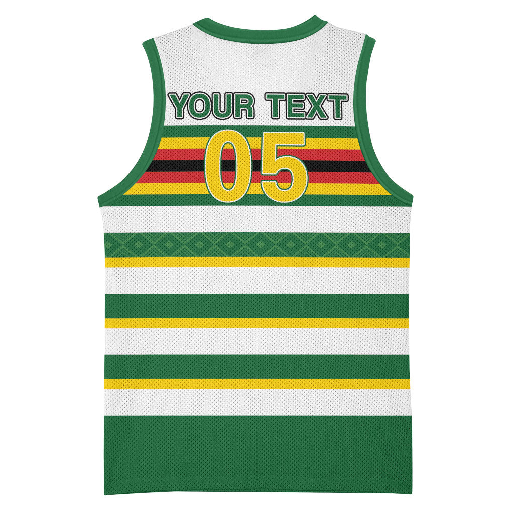 Zimbabwe Rugby Custom Basketball Jersey Sables National Pride