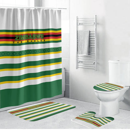 Zimbabwe Rugby Bathroom Set Sables National Pride