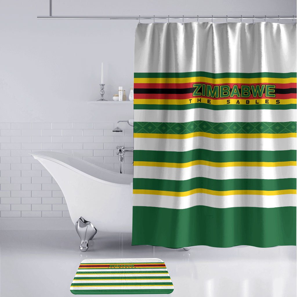 Zimbabwe Rugby Bathroom Set Sables National Pride