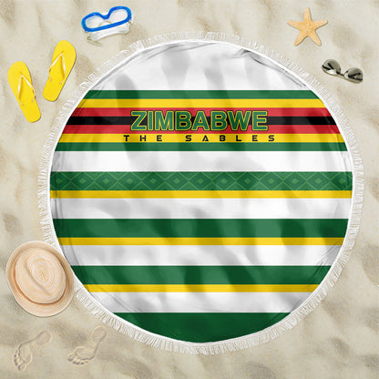 Zimbabwe Rugby Beach Blanket Sables National Pride