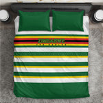 Zimbabwe Rugby Bedding Set Sables National Pride