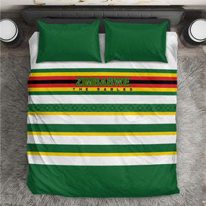 Zimbabwe Rugby Bedding Set Sables National Pride