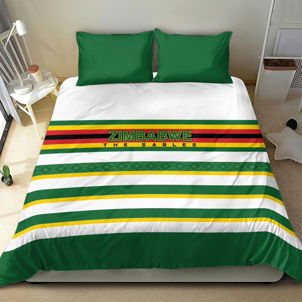Zimbabwe Rugby Bedding Set Sables National Pride