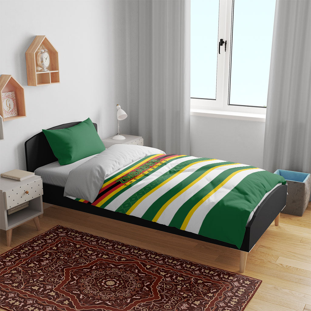 Zimbabwe Rugby Bedding Set Sables National Pride