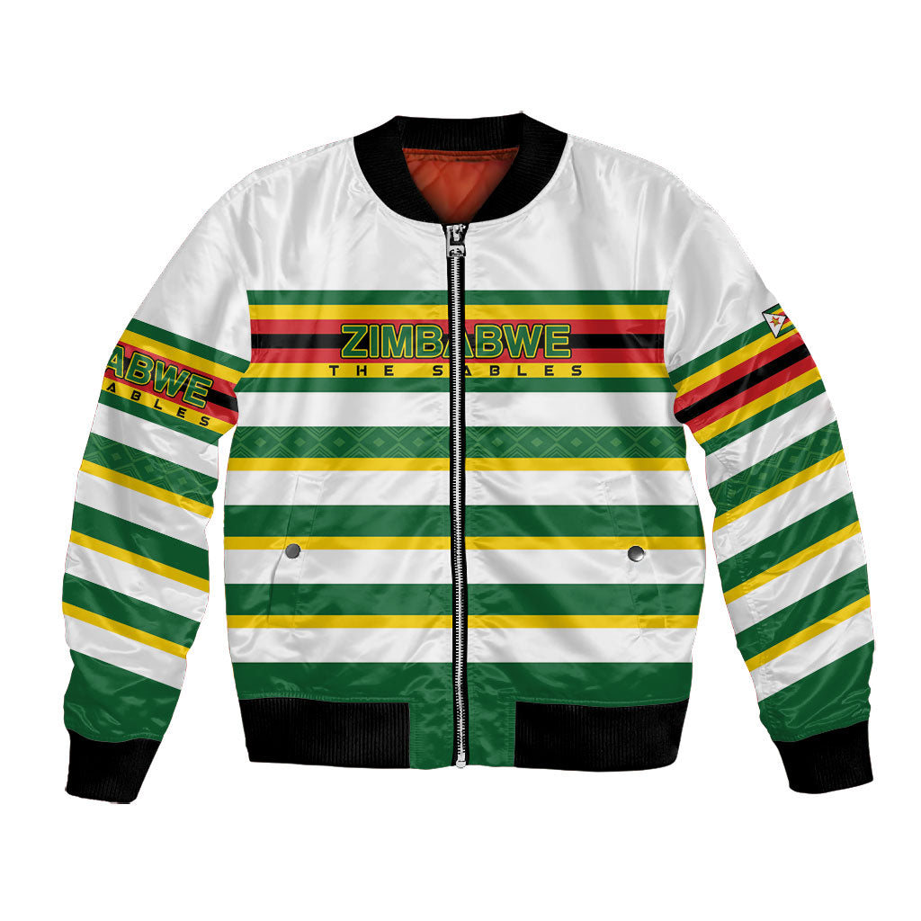 Zimbabwe Rugby Custom Bomber Jacket Sables National Pride