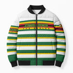 Zimbabwe Rugby Custom Bomber Puffer Jacket Sables National Pride