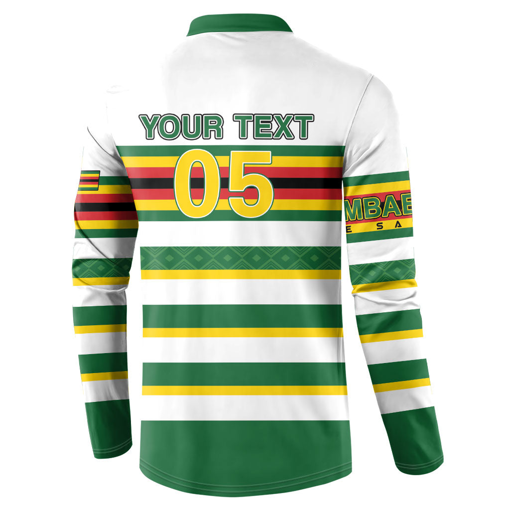 Zimbabwe Rugby Custom Button Sweatshirt Sables National Pride