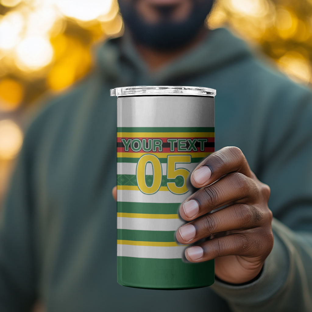 Zimbabwe Rugby Custom 4 in 1 Can Cooler Tumbler Sables National Pride