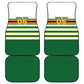 Zimbabwe Rugby Custom Car Mats Sables National Pride