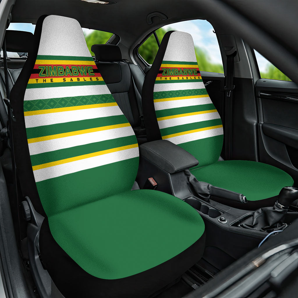 Zimbabwe Rugby Car Seat Cover Sables National Pride