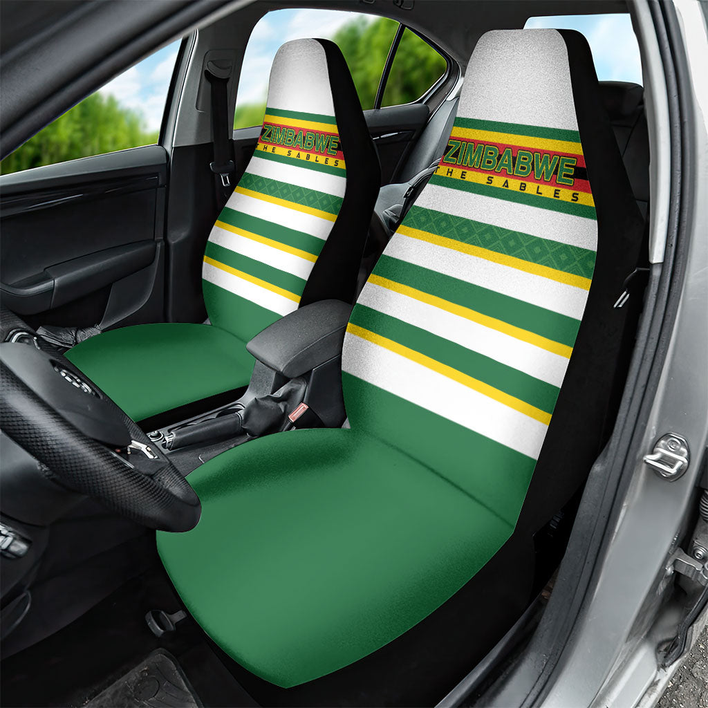 Zimbabwe Rugby Car Seat Cover Sables National Pride